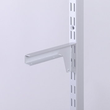 Кронштейны для ЛДСП полки Larvij, 18x70x162 мм, белый, 2 шт., L9096WH