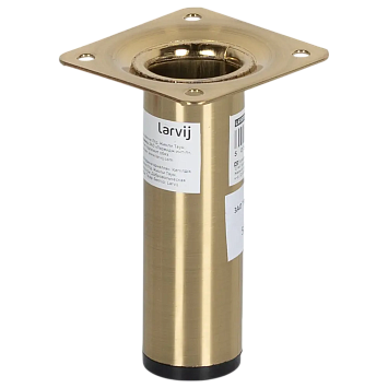 Ножка мебельная Larvij, 100xØ30 мм, антик бронза, L61R10AB30