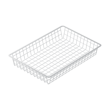 Корзина проволочная Larvij, 393x85x555 мм, белый, L95508WH